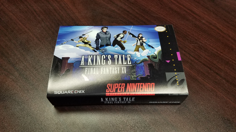 Illustration for article titled Square Enix Gave Sweet, Fake SNES Carts To King's Tale Staff